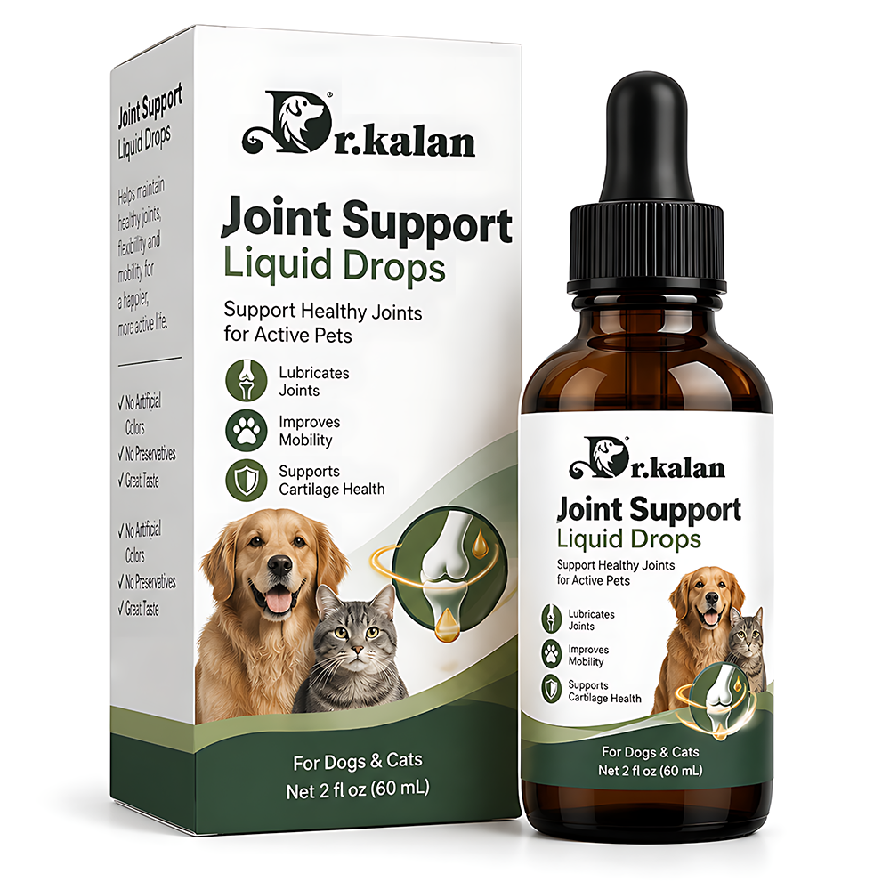 Dr. Kalan Liquid Hip & Joint Supplement for Dogs & Cats – Mobility & Flexibility Support