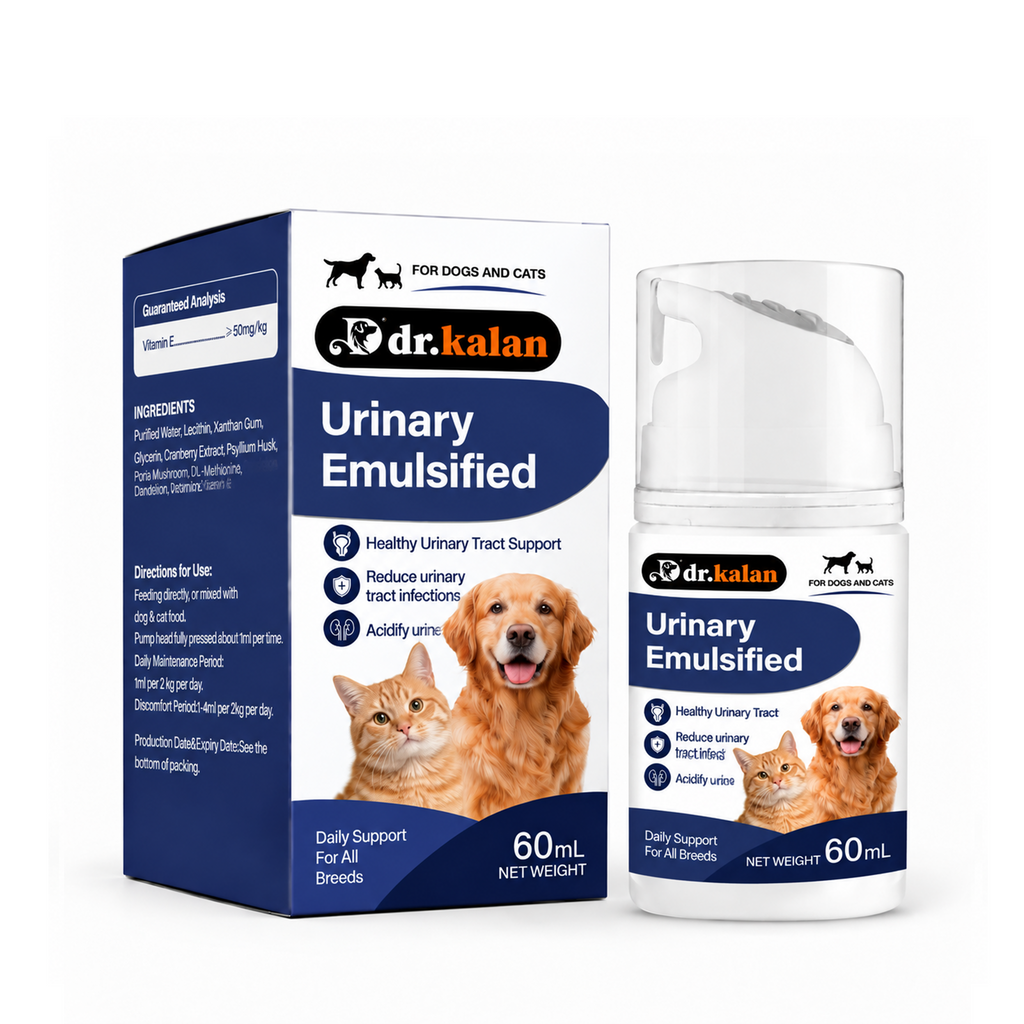 Dr. Kalan Urinary Emulsified Liquid for Dogs & Cats, 60 mL