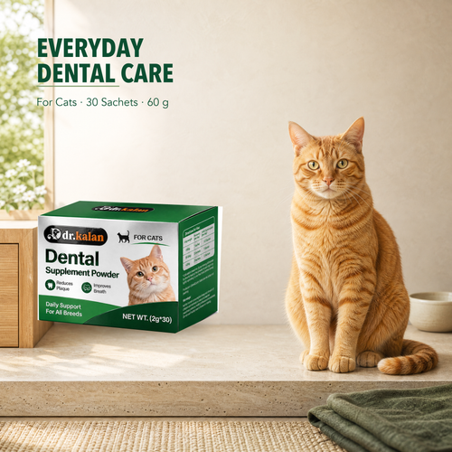 Dr. Kalan Dental Supplement Powder for Cats, 30 Sachets × 2 g