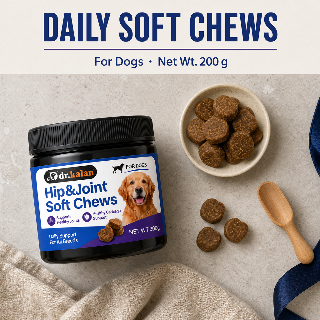 Dr. Kalan Hip & Joint Soft Chews for Dogs, 200 g
