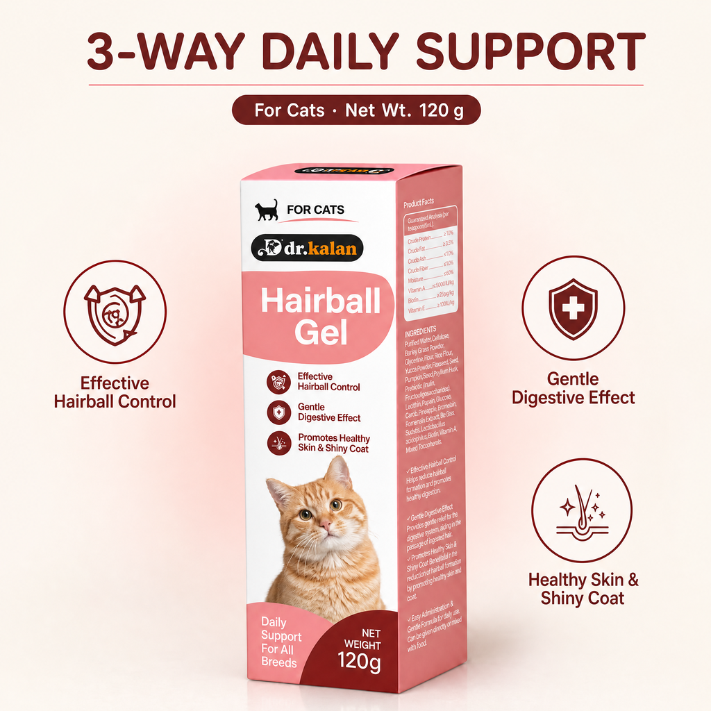 Dr. Kalan Hairball Gel for Cats, 120 g