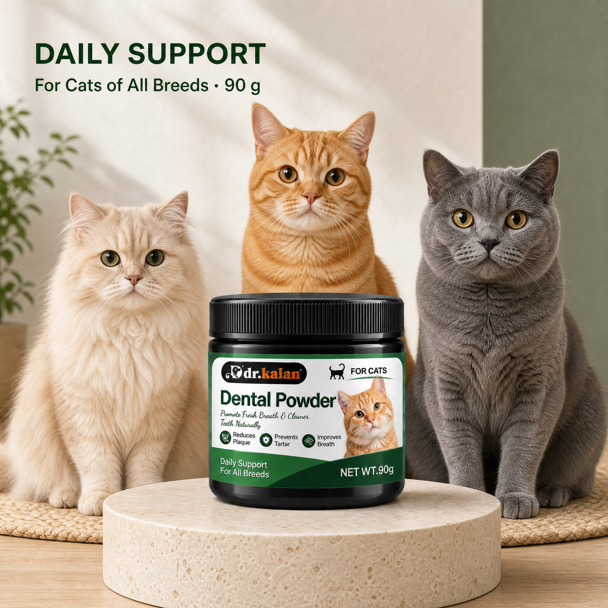Dr. Kalan Dental Powder for Cats, 90 g