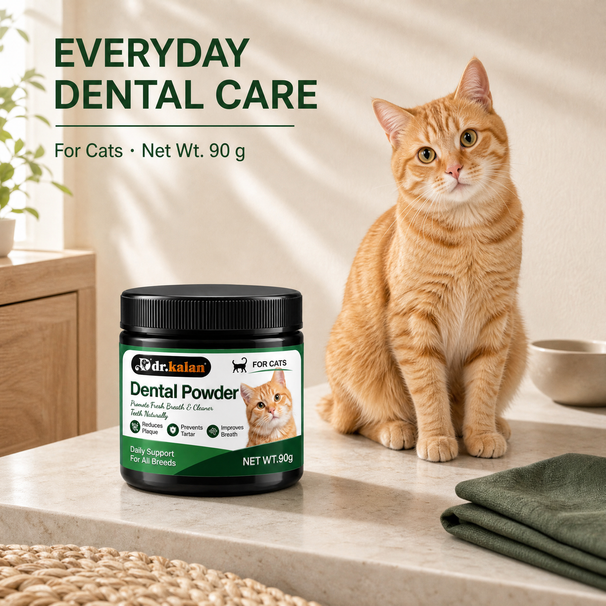 Dr. Kalan Dental Powder for Cats, 90 g