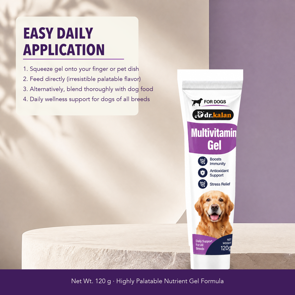 Dr. Kalan Multivitamin Gel for Dogs, 120 g Tube